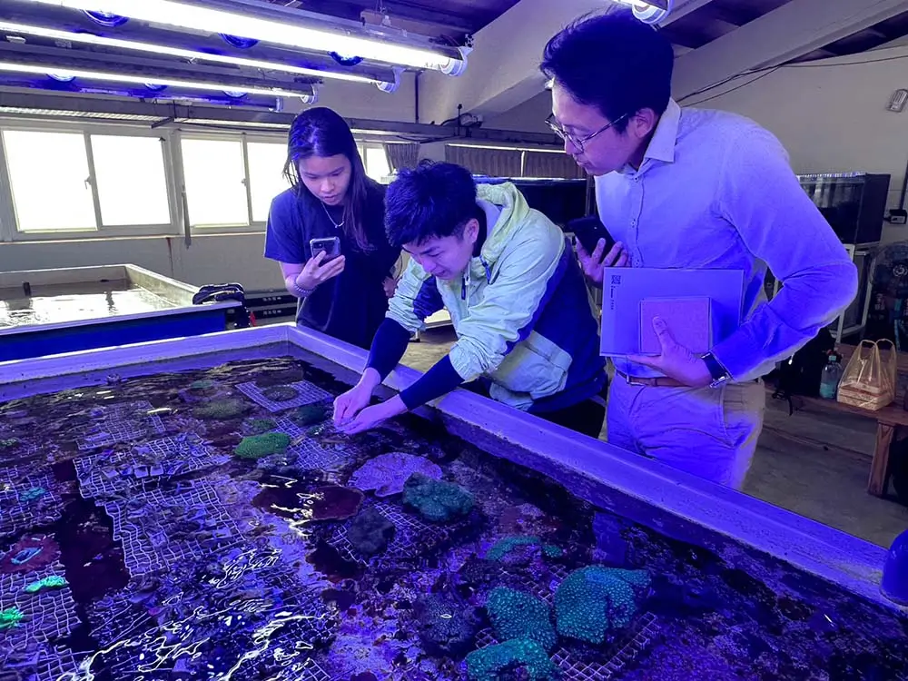 Lab Visit and Coral planting